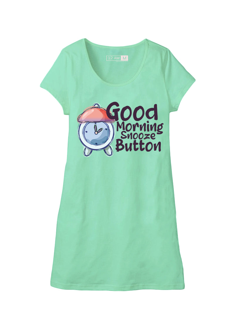 12 AM By Khawar Latif Good Morning Snooze - Long shirt