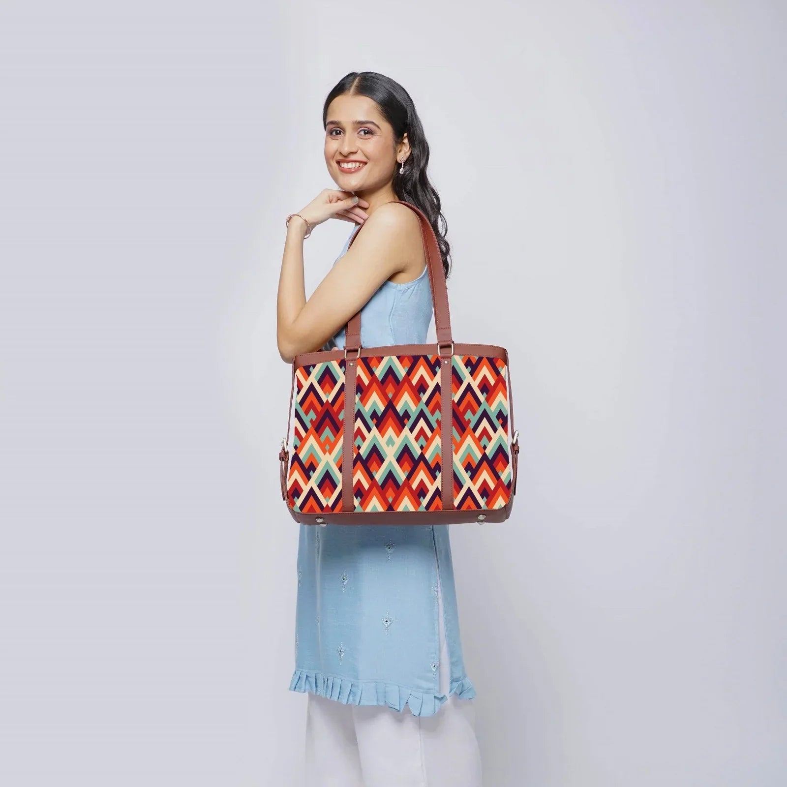 Fineur Strap Canvas Tote Bags Sunset