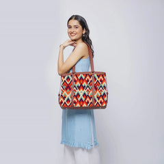 Fineur Strap Canvas Tote Bags Sunset