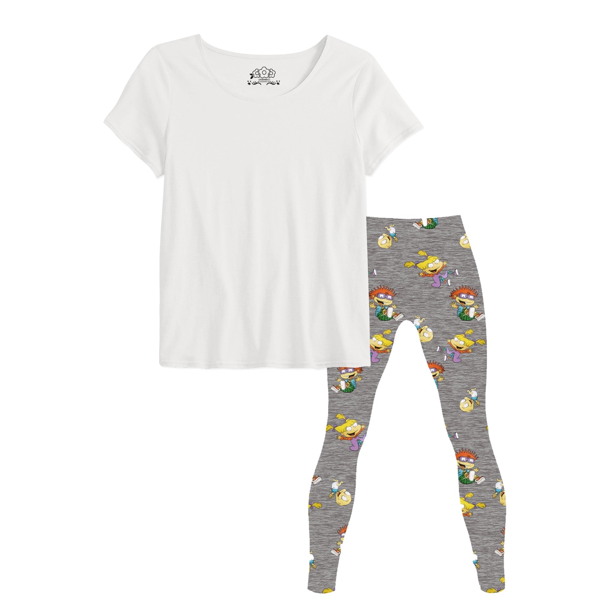 12 AM By Khawar Latif Nostalgia Tights with Matching Tshirt