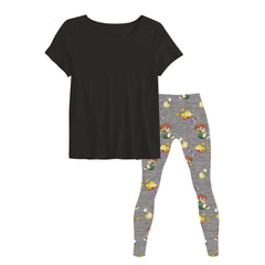 12 AM By Khawar Latif Nostalgia Tights with Matching Tshirt