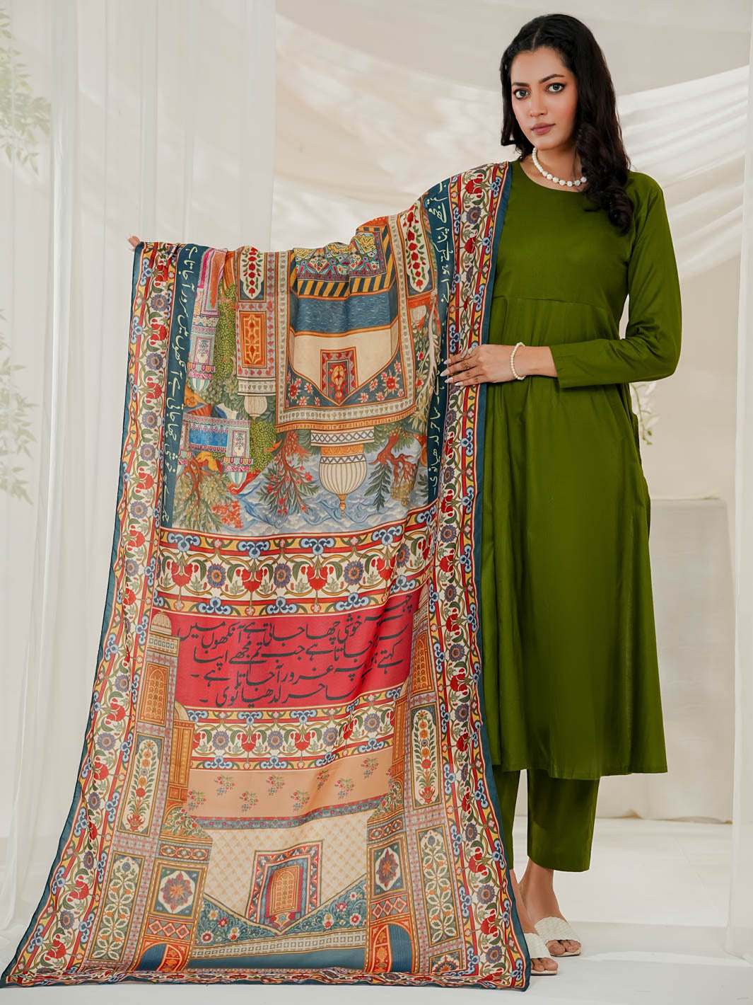 Tng By Md Odhni Collection-Mughal Mahal Odhni