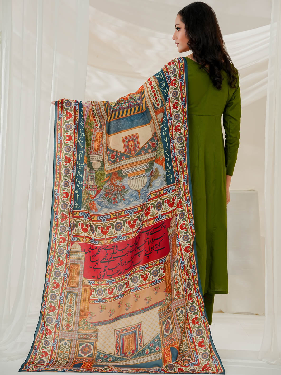 Tng By Md Odhni Collection-Mughal Mahal Odhni