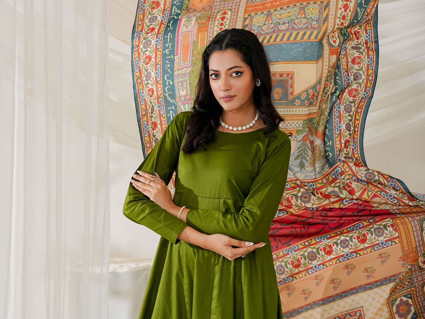 Tng By Md Odhni Collection-Mughal Mahal Odhni