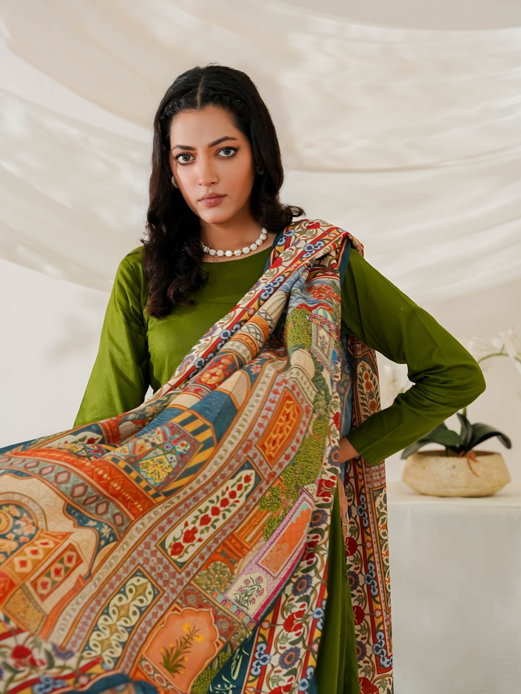 Tng By Md Odhni Collection-Mughal Mahal Odhni