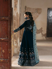 Siara By Flossie Unstitched 3 Piece Formals Velvet Collection'2025-V-101
