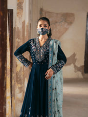 Siara By Flossie Unstitched 3 Piece Formals Velvet Collection'2025-V-101