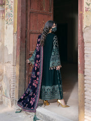 Siara By Flossie Unstitched 3 Piece Formals Velvet Collection'2025-V-102 - A