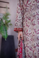 Waniya Stitched 3 Piece Digital Printed & Emb Lawn Collection'2025-ELENA