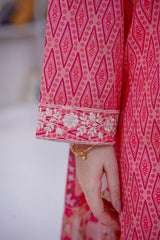 Waniya Stitched 3 Piece Digital Printed & Emb Lawn Collection'2025-EMILIA