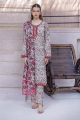Waniya Stitched 3 Piece Digital Printed & Emb Lawn Collection'2025-ELENA