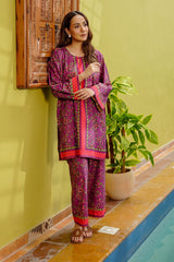 Waniya Stitched 2 Piece Summer Co Ords Lawn Collection'2025-Blossom Sketch