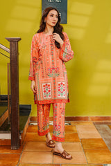 Waniya Stitched 2 Piece Summer Co Ords Lawn Collection'2025-Daydream Coral