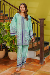 Waniya Stitched 2 Piece Summer Co Ords Lawn Collection'2025-Celeste