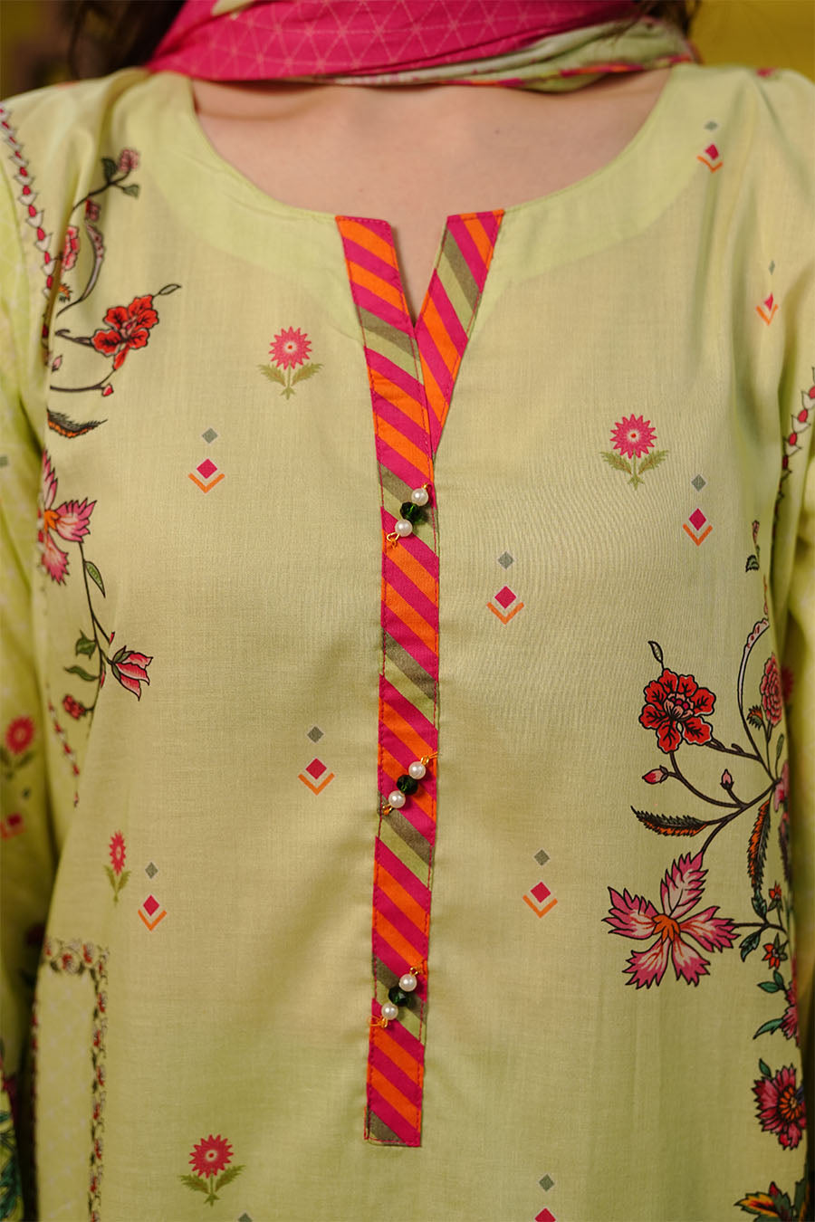 Waniya Stitched 3 Piece Summer Lawn Collection'2025-Summer Meadow