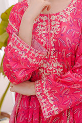Waniya Stitched 3 Piece Embroidery Lawn Summer Collection'2025-Sarah