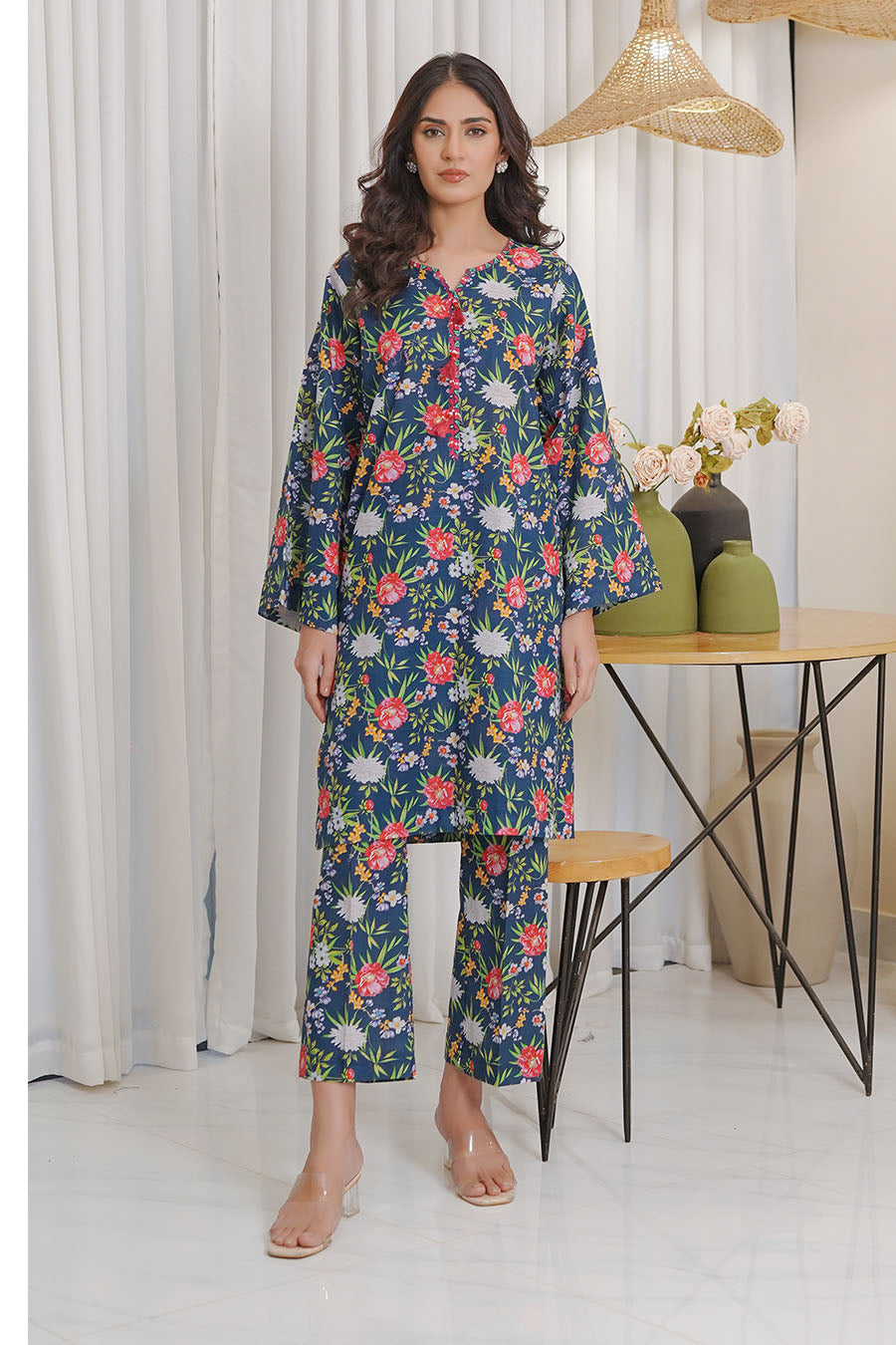 Waniya Stitched 2 Piece Digital Printed Khaddar Winter Collection'2025-RAISA