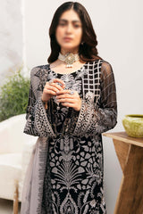 Chevron by Ramsha Unstitched 3 Piece Chiffon Vol-08 Collection'2024-A-807