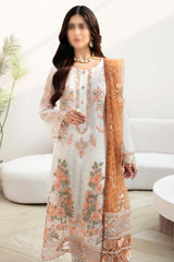Chevron by Ramsha Unstitched 3 Piece Chiffon Vol-08 Collection'2024-A-808
