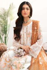 Chevron by Ramsha Unstitched 3 Piece Chiffon Vol-08 Collection'2024-A-808
