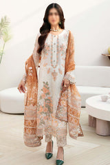 Chevron by Ramsha Unstitched 3 Piece Chiffon Vol-08 Collection'2024-A-808