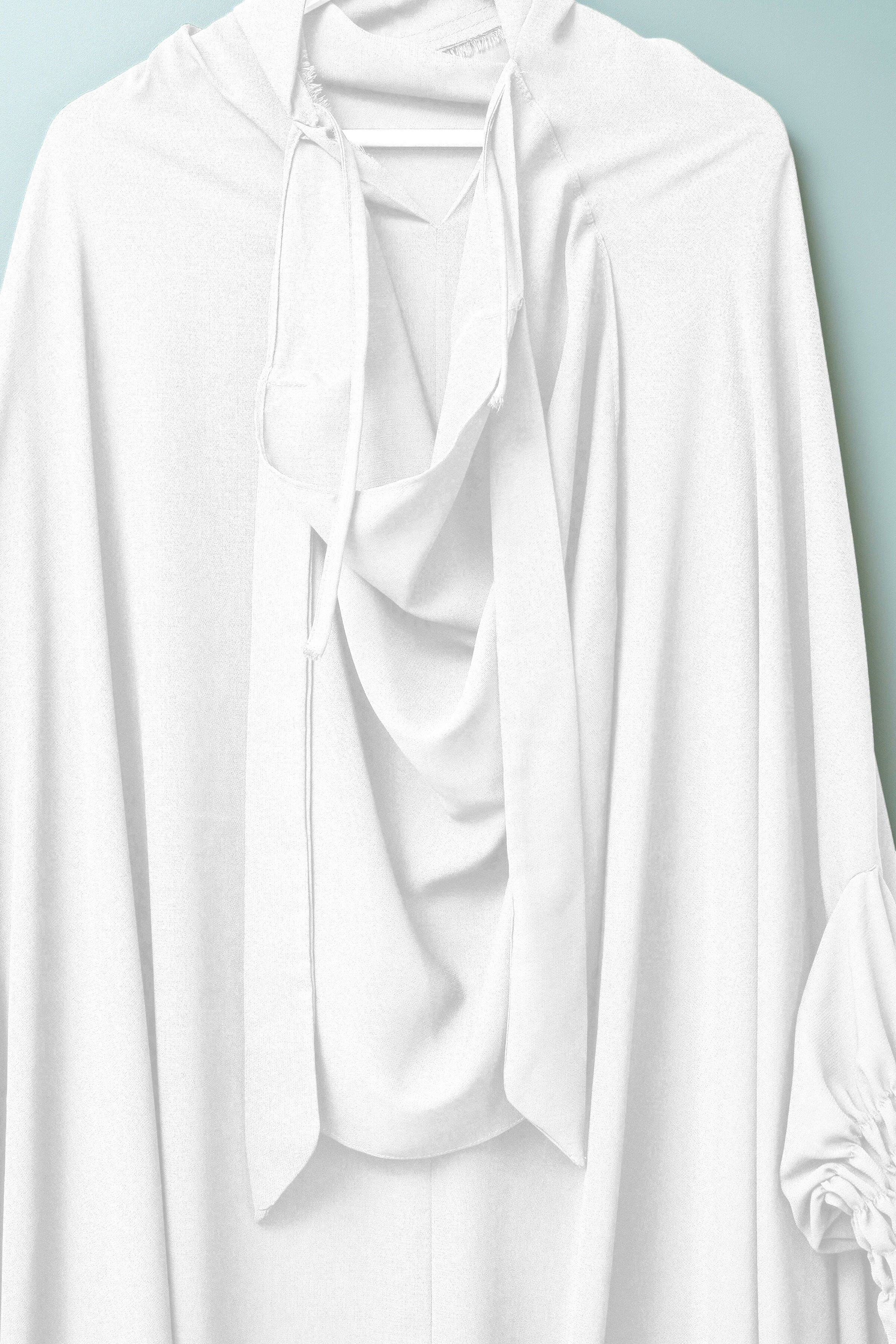 Bustangi White Khimar