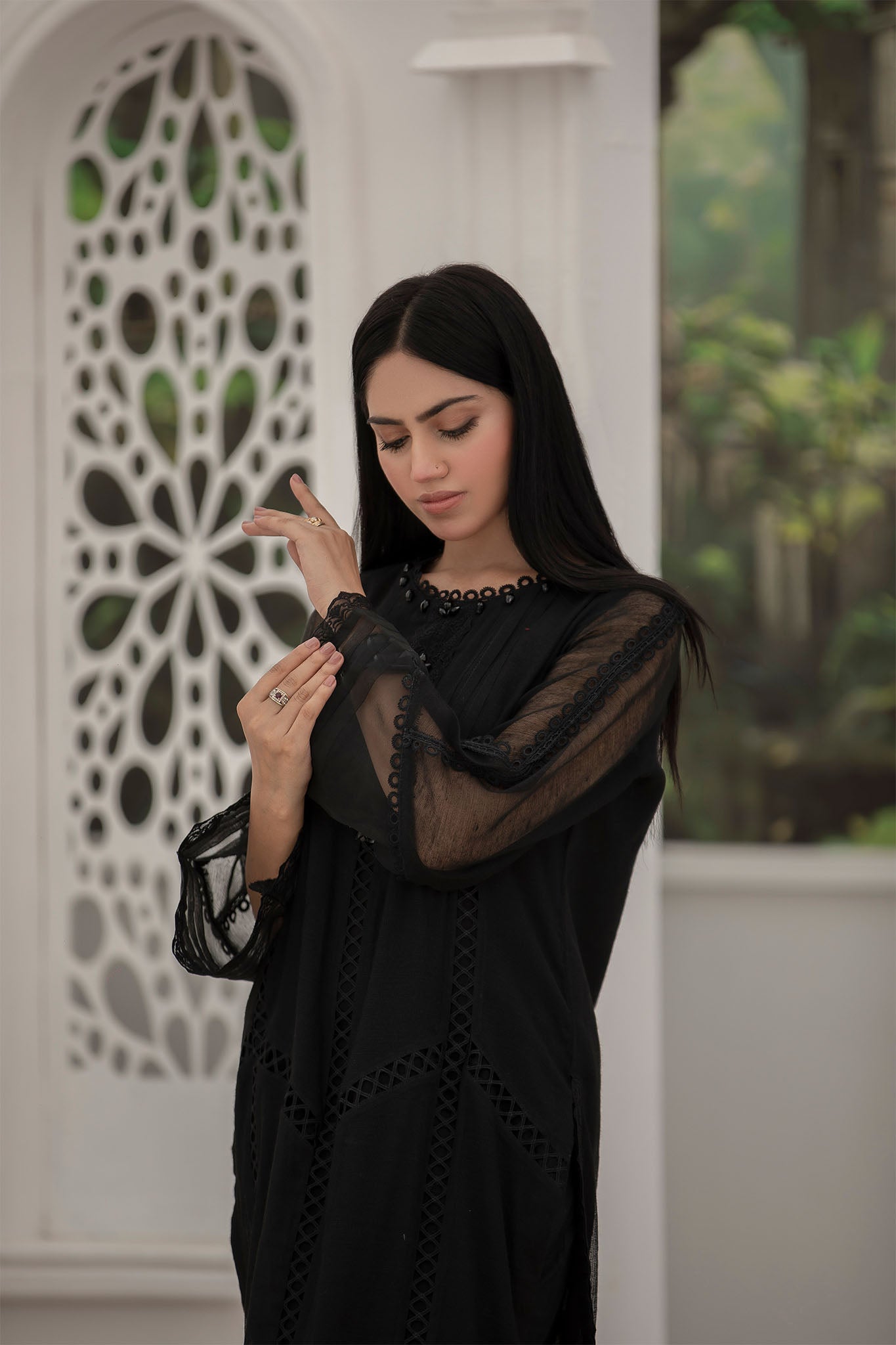 Baad E Saba By Yusra Ansari Stitched 3 Piece Formals Suit-yaw-04 Aroha